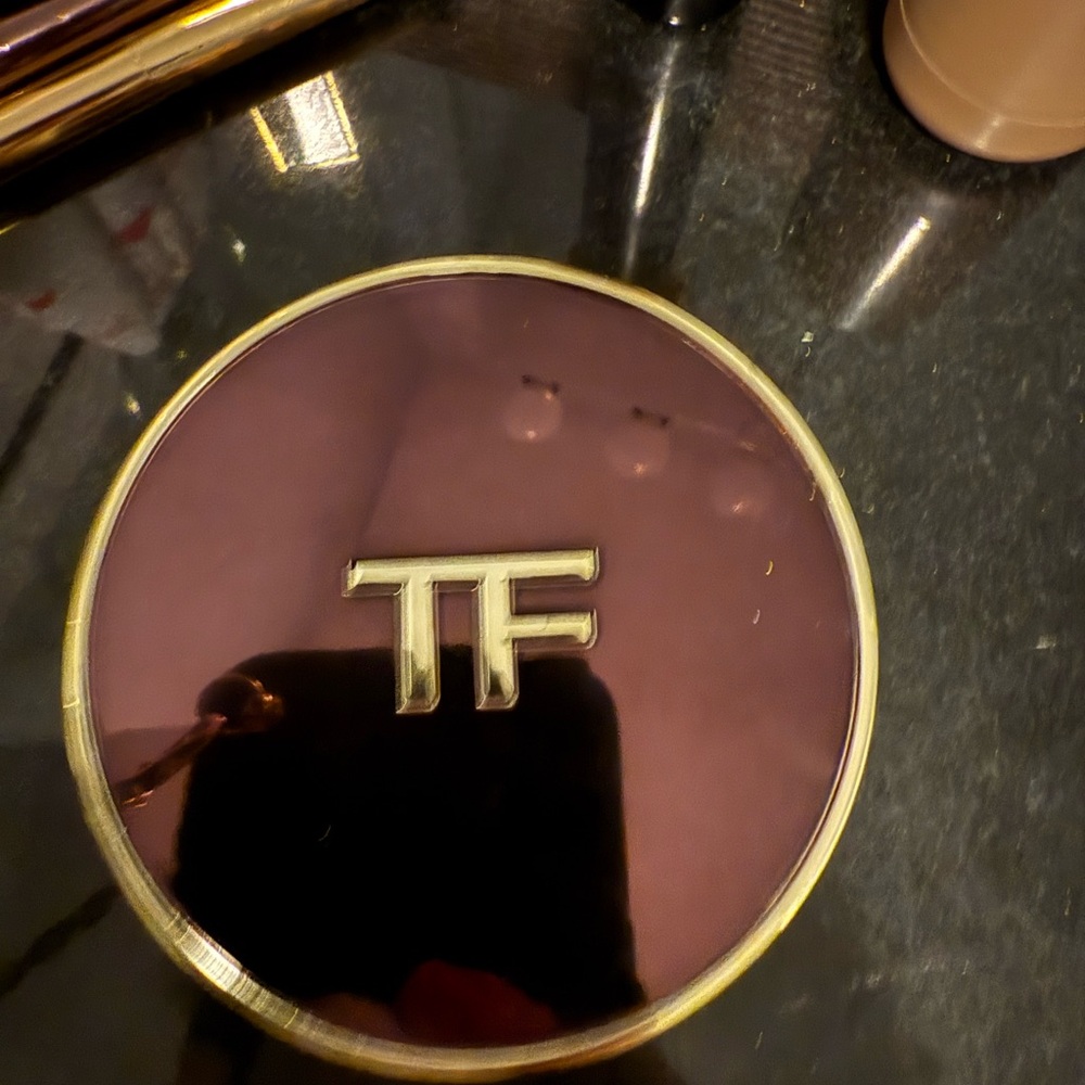 Tom Ford Compact with Gold Trim